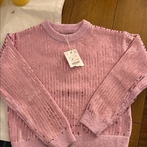 Zara Kids Sparkling Pink Sweater
